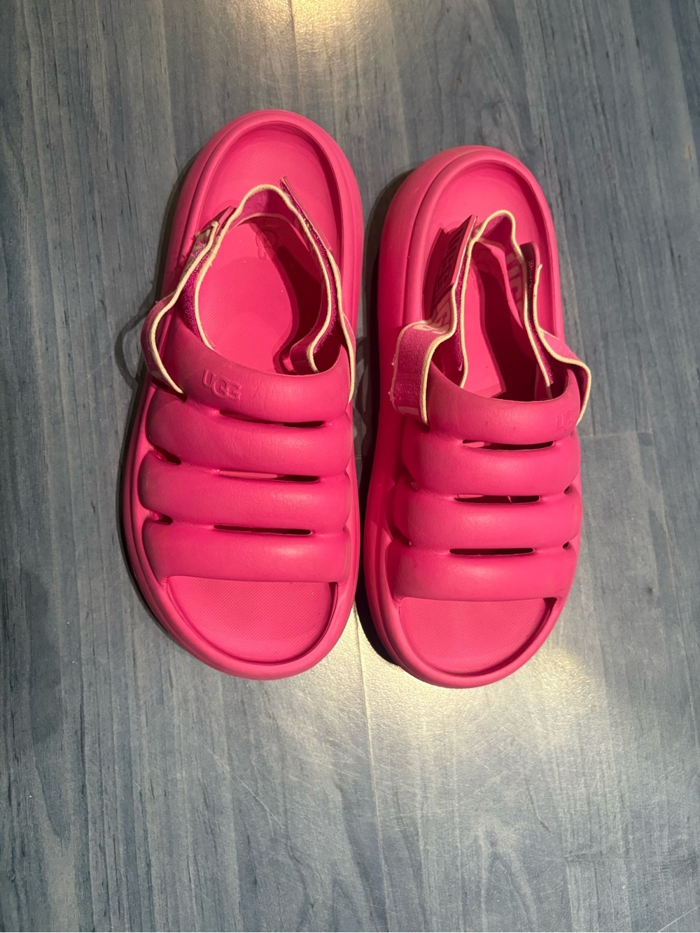 UGG Sport Yeah Slide Sandals Taffy Pink Women's Size 9